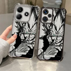 Blødt cover med Super Vegeta Dragon Ball design til Xiaomi Redmi A5, 14C, 13C, A3, A3X, K80 5G, K80 Pro